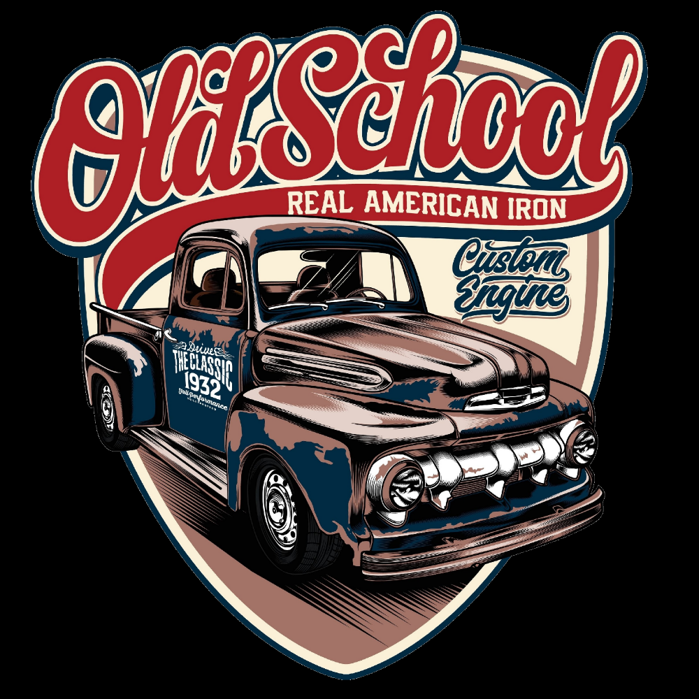 HIHATON PAITA MUSTA - OLD SCHOOL REAL AMERICAN IRON (00 2835)