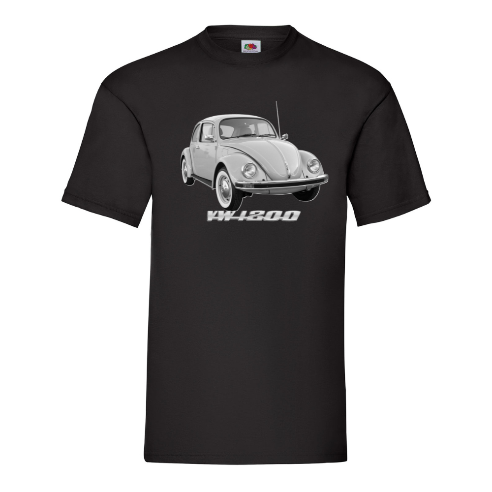 T-PAITA musta - VW 1200 Beetle