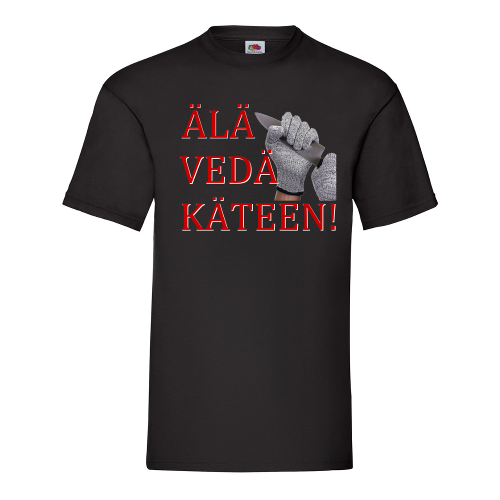 T-PAITA musta - Älä vedä käteen