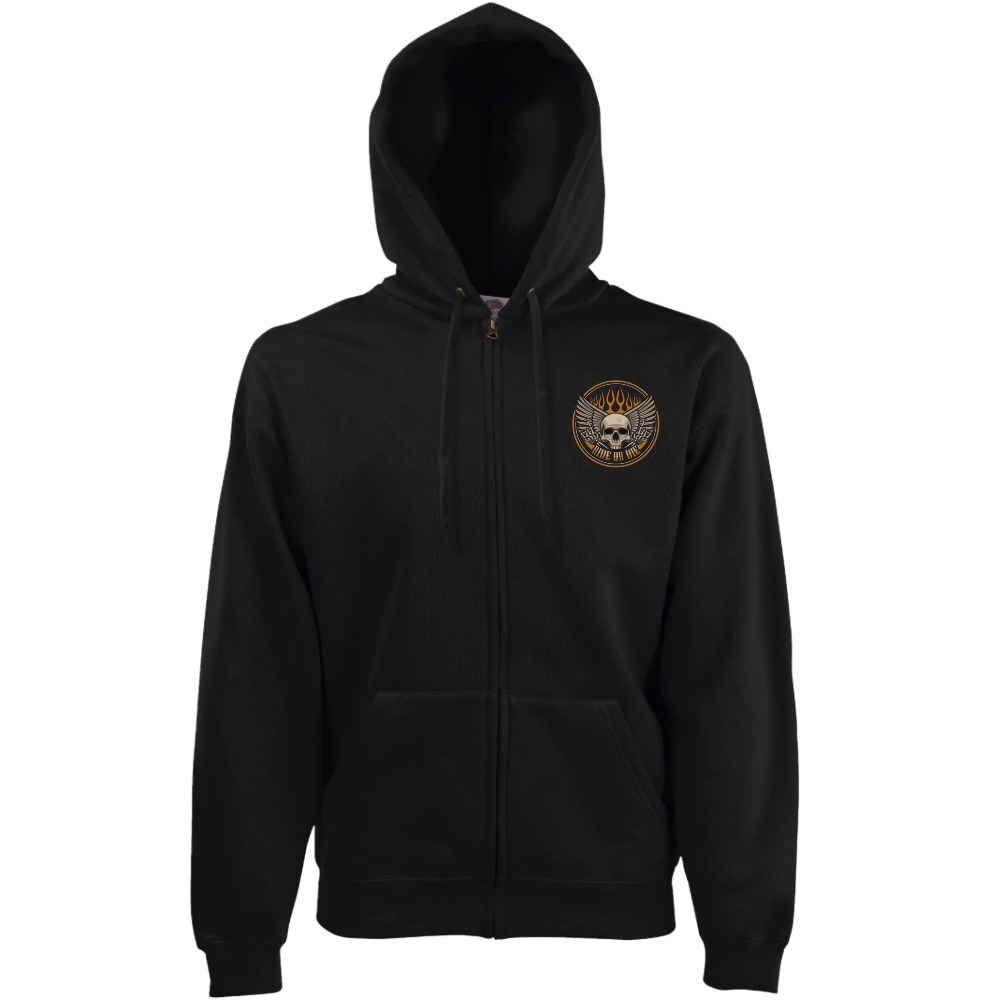 VETOKETJUHUPPARI - RIDE OR DIE FLAME SKULL