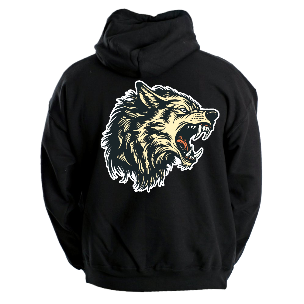 HUPPARI MUSTA - ANGRY WOLF
