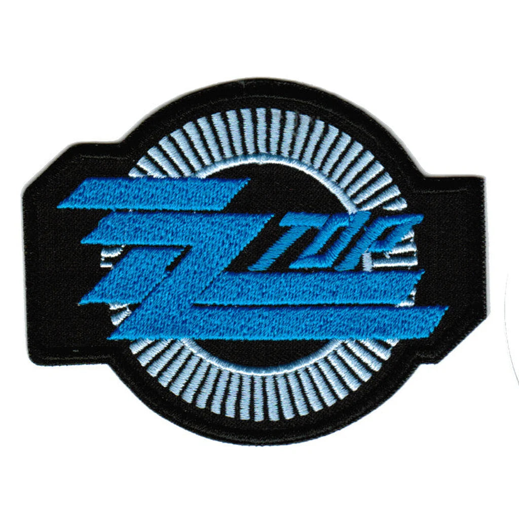 KANGASMERKKI - ZZ Top - Blue logo (50124)