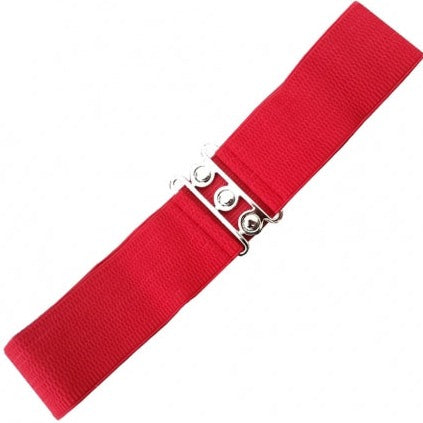 Vintage Stretch Belt - Punainen - Banned