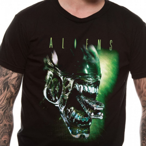 T-PAITA - ALIENS - ALIEN HEAD (LF8474)