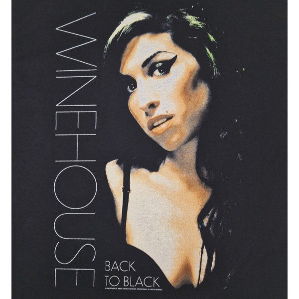 T-PAITA musta - Amy Winehouse Back To Black
