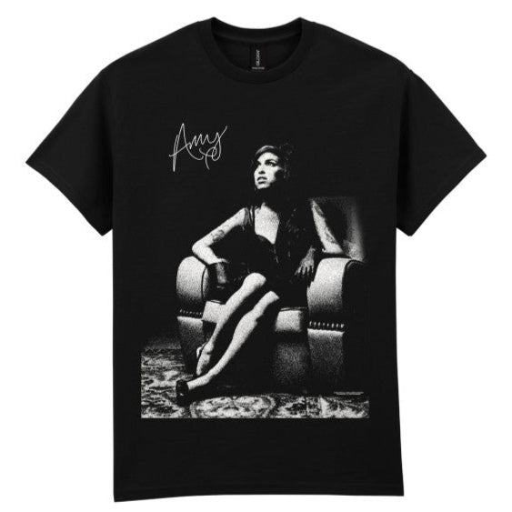 T-PAITA musta - Amy Winehouse Bawchair