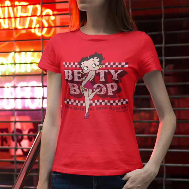 NAISTEN PAITA punainen - BETTY BOOP ORIGINAL SASS (1040)