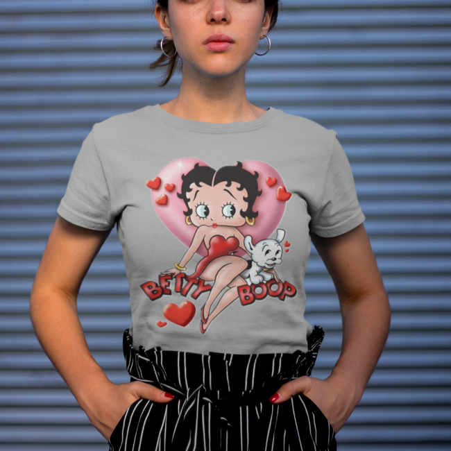 NAISTEN PAITA zing - BETTY BOOP HEART (1098)