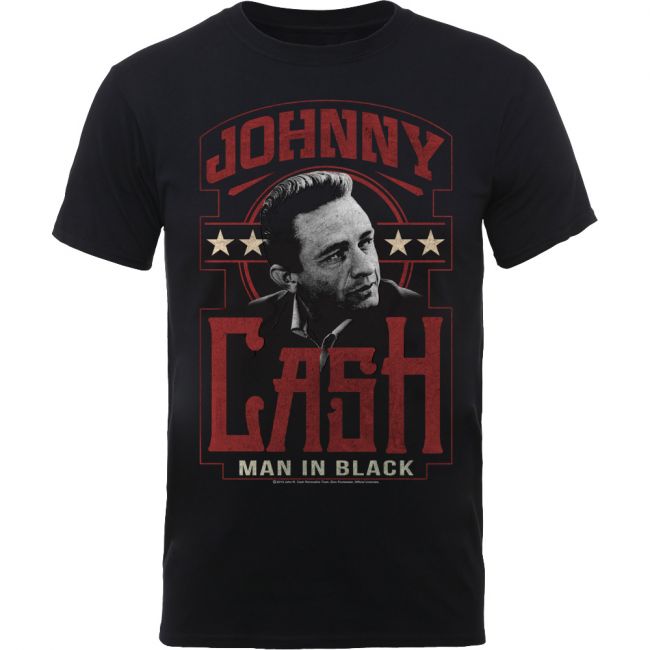 T-PAITA - JOHNNY CASH - MAN IN BLACK