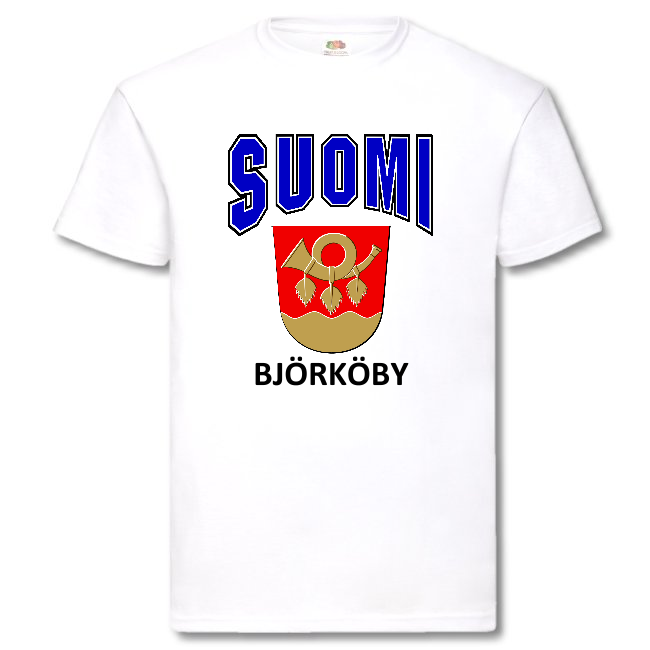 T-PAITA - SUOMI VAAKUNA - BJÖRKÖBY