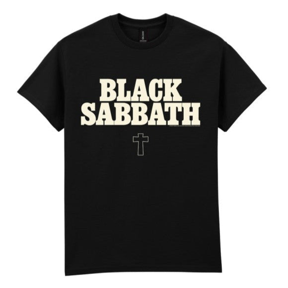 T-PAITA musta - Black Sabbath - Logo (LF8680)