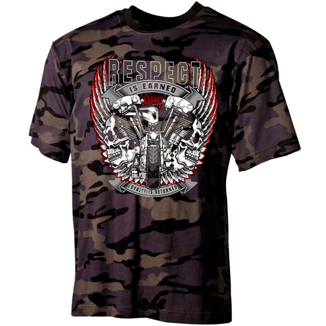 T-PAITA COMBAT CAMO - RESPECT IS EARNED (846)