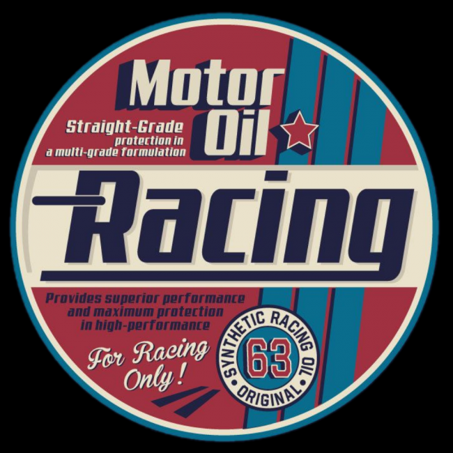 RETRO CAR HUPPARI MUSTA - MOTOR OIL RACING (00 1999)