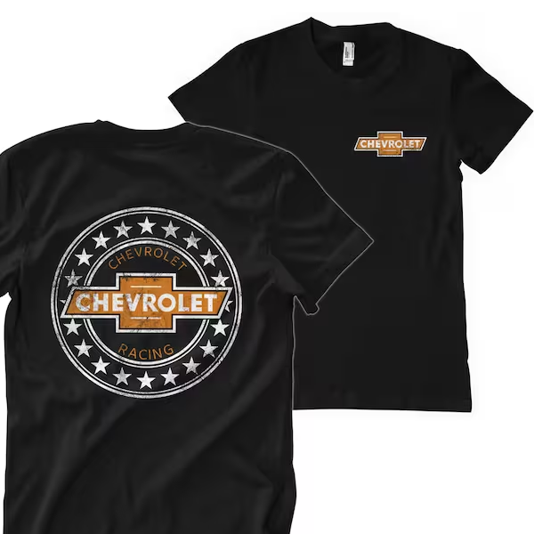 T-PAITA musta - Chevrolet Racing T-Shirt