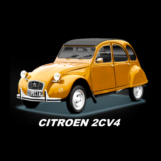 T-PAITA MUSTA - CITROEN 2CV4 "RÄTTÄRI" (00 3013)