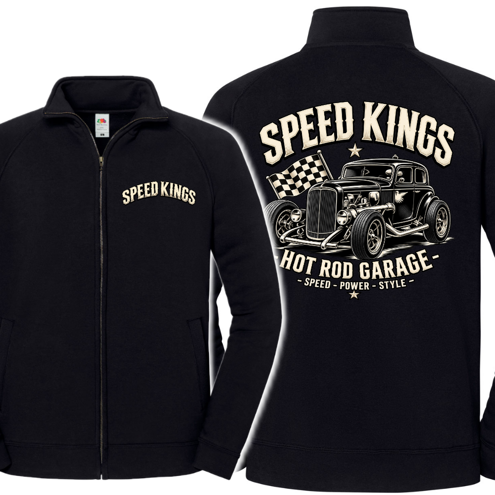 Premium Collegetakki - SPEED KINGS - HOT ROD GARAGE