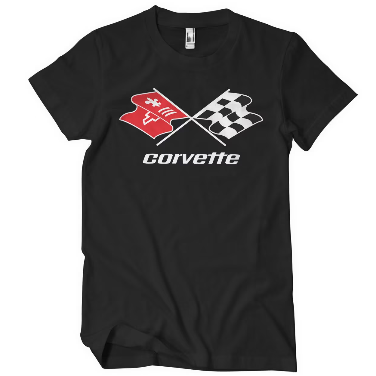 T-PAITA musta - Corvette C3 Logo