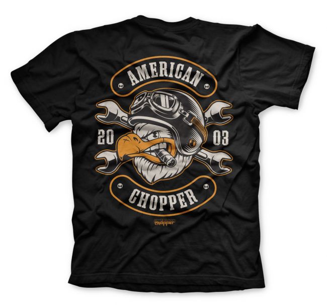 T-PAITA - AMERICAN CHOPPER - CIGAR EAGLE