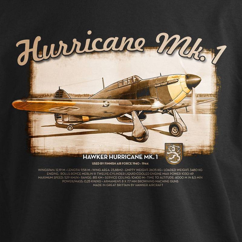 T-PAITA musta - DC Hurricane