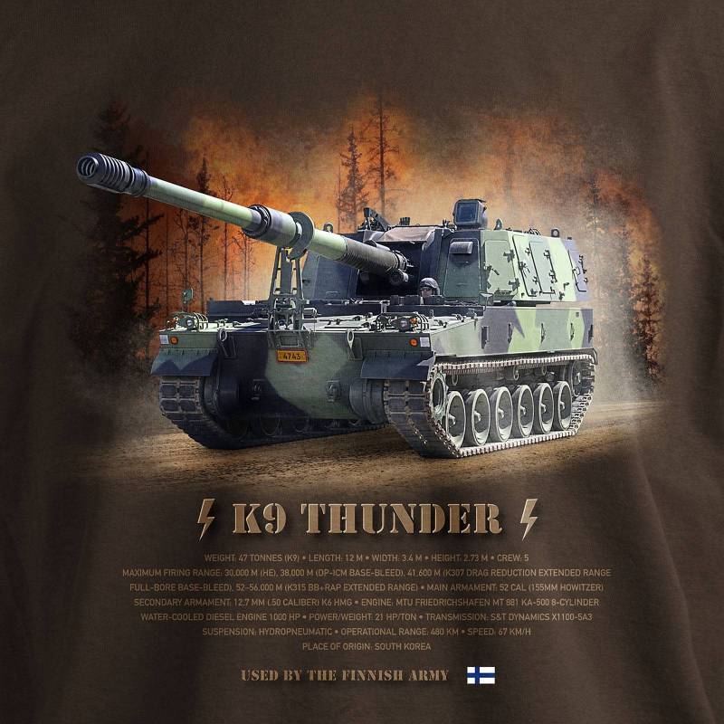 T-PAITA ruskea - DC K9 Thunder Panssari T-paita