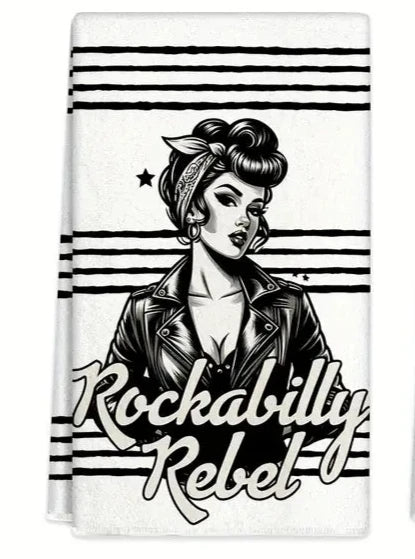 KÄSIPYYHE - ROCKABILLY REBEL