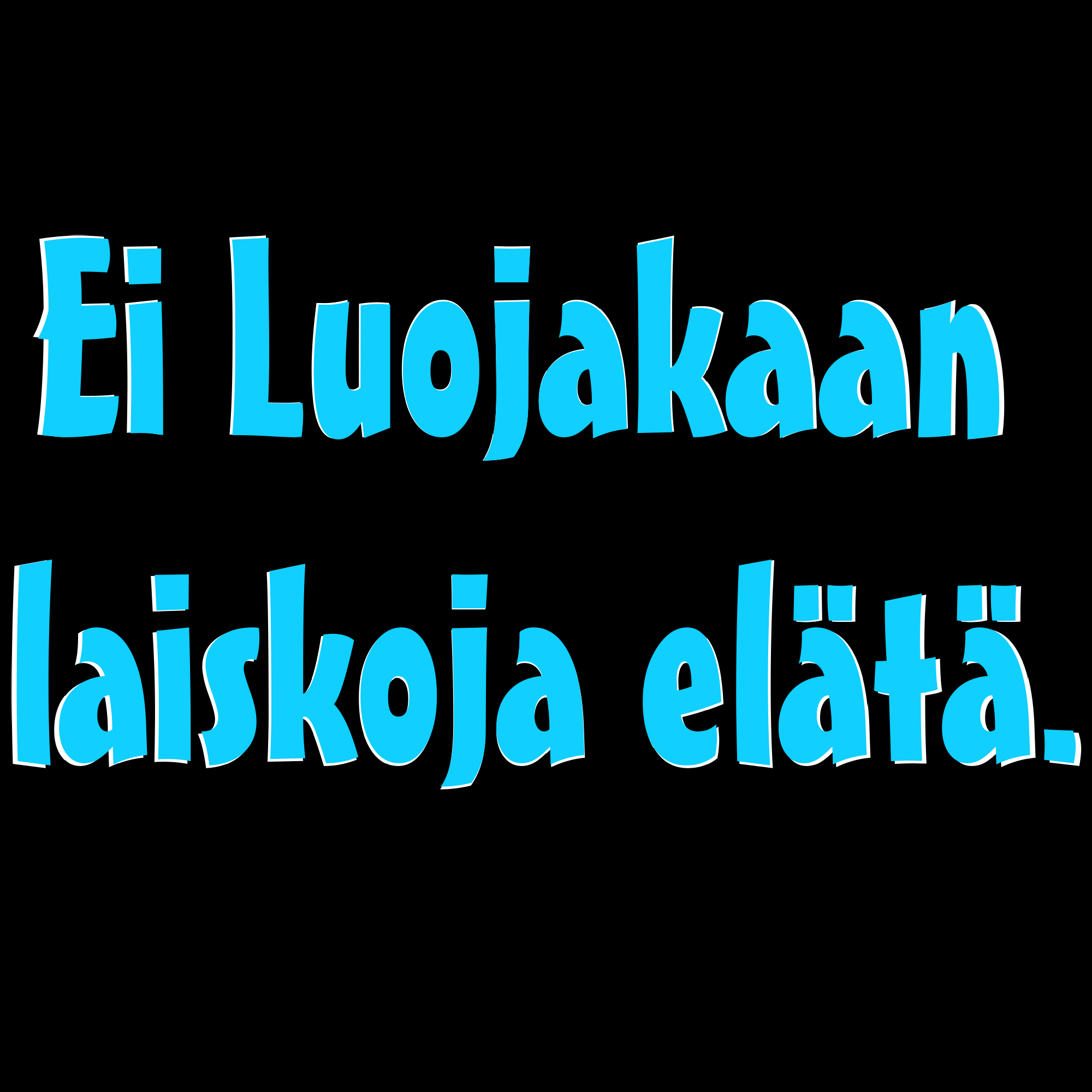 PAITAKUVA - Ei Luojakaan laiskoja elätä. (5079)