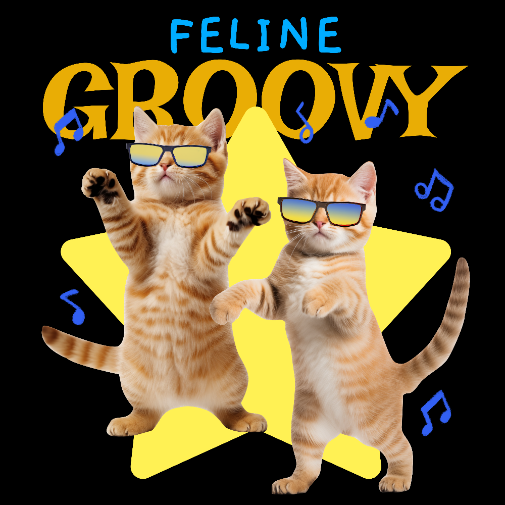 T-PAITA MUSTA - Tassut Taivasta Kohti