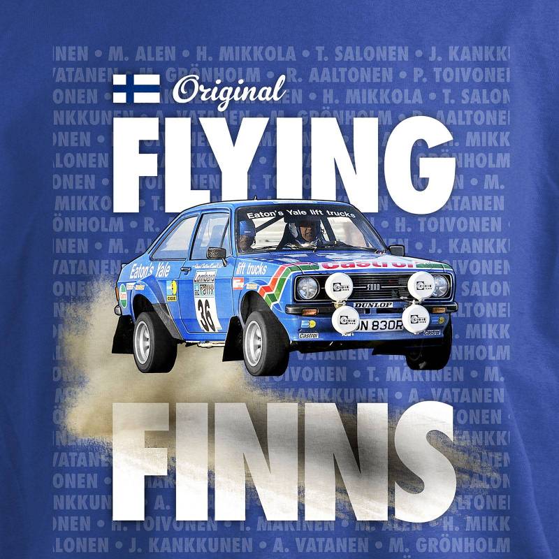 T-PAITA RALLI sininen - Flying Finns