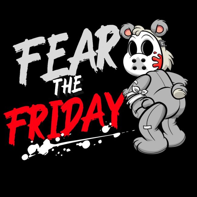 T-PAITA musta - FEAR THE FRIDAY