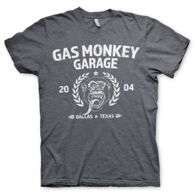 T-PAITA HARMAA - GARAGE EMBLEM - GAS MONKEY