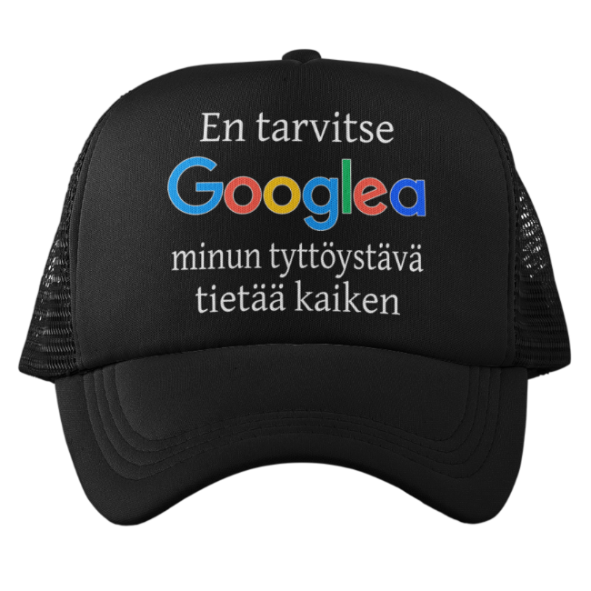 Verkkoperälippis GOOGLE TYTTÖYSTÄVÄ