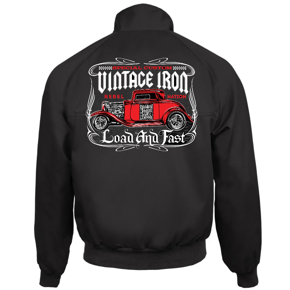 Harrington takki - SPECIAL CUSTOM VINTAGE IRON (3073)