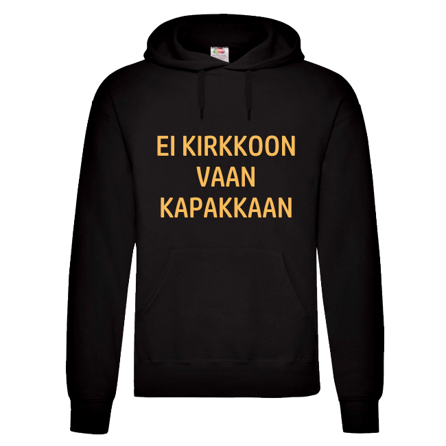 HUPPARI MUSTA - EI KIRKKOON VAAN KAPAKKAAN  (1851)