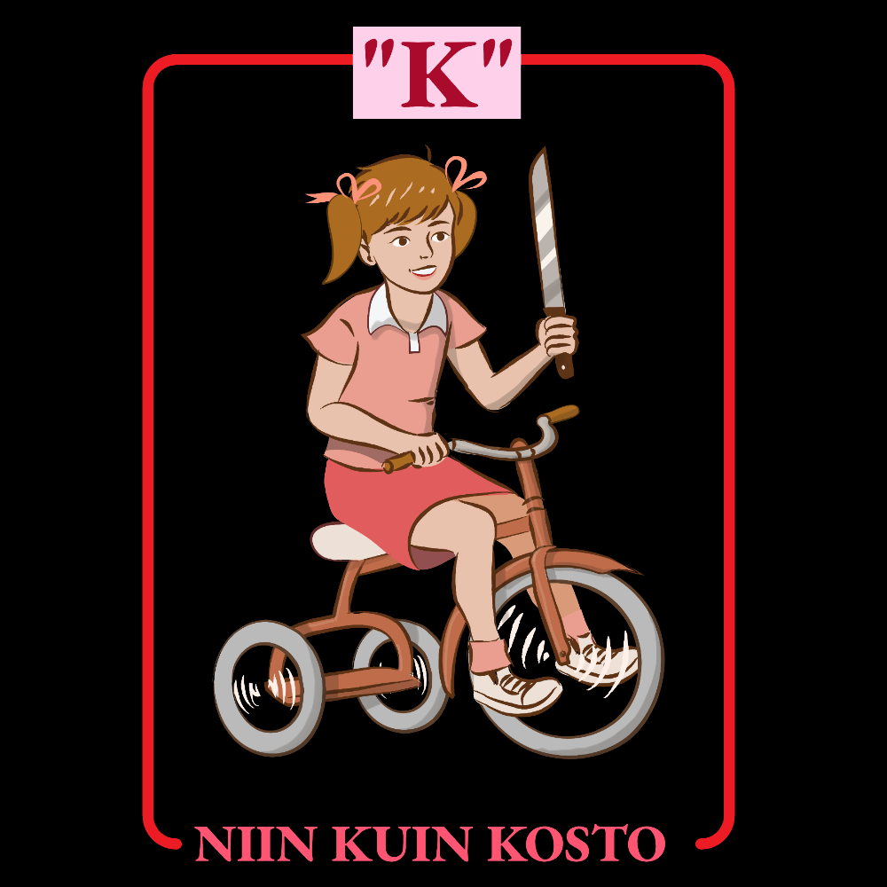 T-PAITA MUSTA - K NIIN KUIN KOSTO (00 2730)