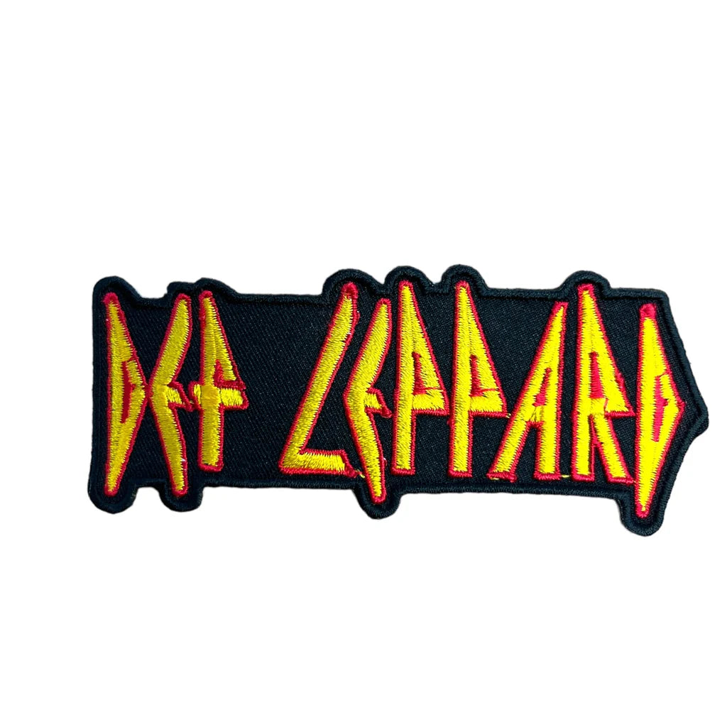 Def Leppard - 1-row logo kangasmerkki (50764)