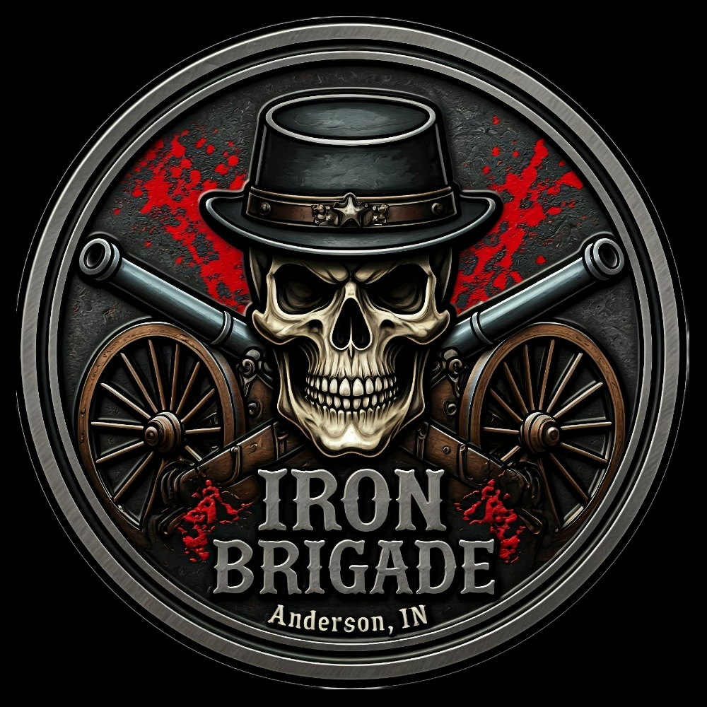 T-PAITA MUSTA PELI - Iron Brigade (4014)