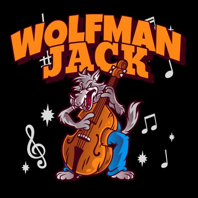 CLASSIC HUPPARI musta - WOLFMAN JACK