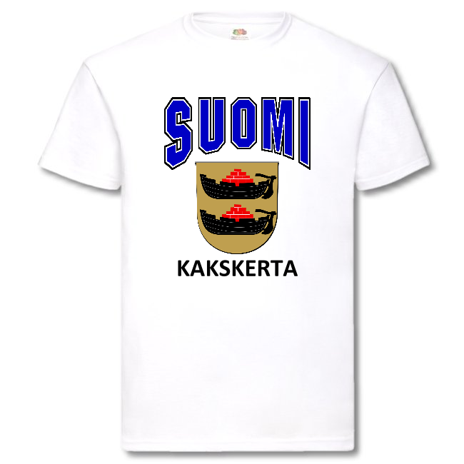 T-PAITA - SUOMI VAAKUNA - KAKSKERTA