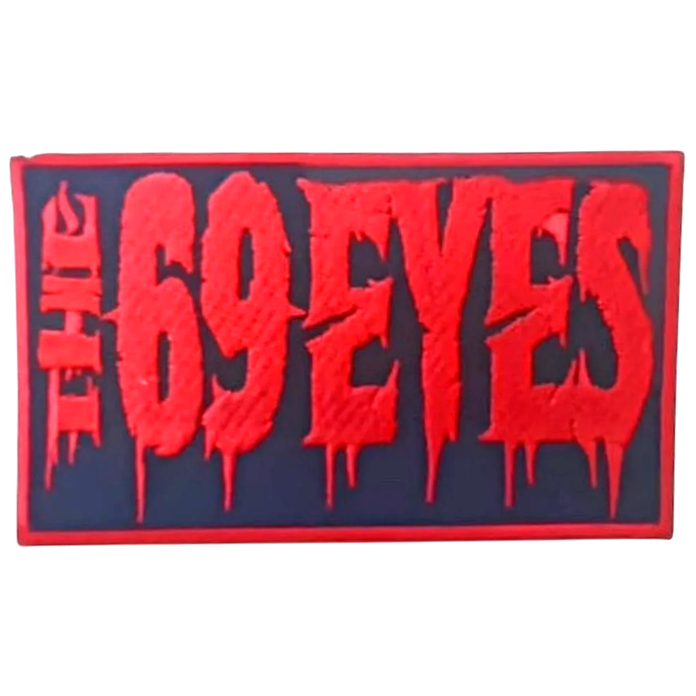 KANGASMERKKI - The 69 Eyes - Red logo (50775)