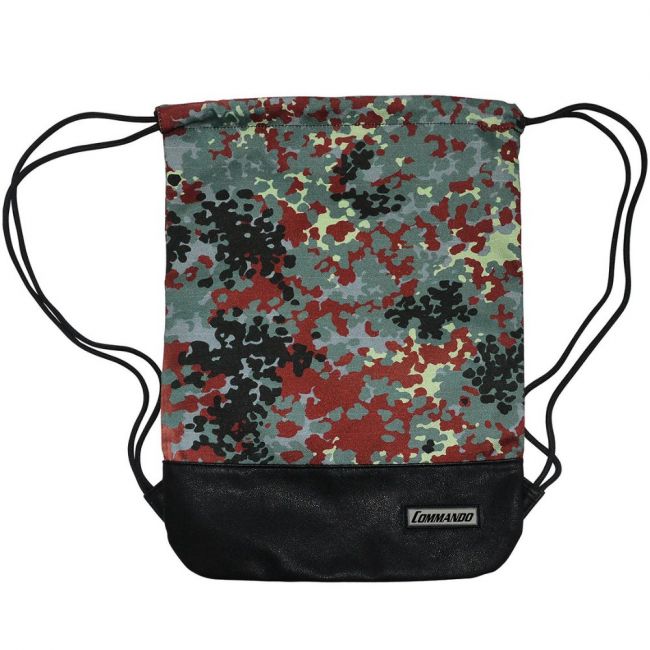 TREENIKASSI - Backpack Gym Bag Flecktarn