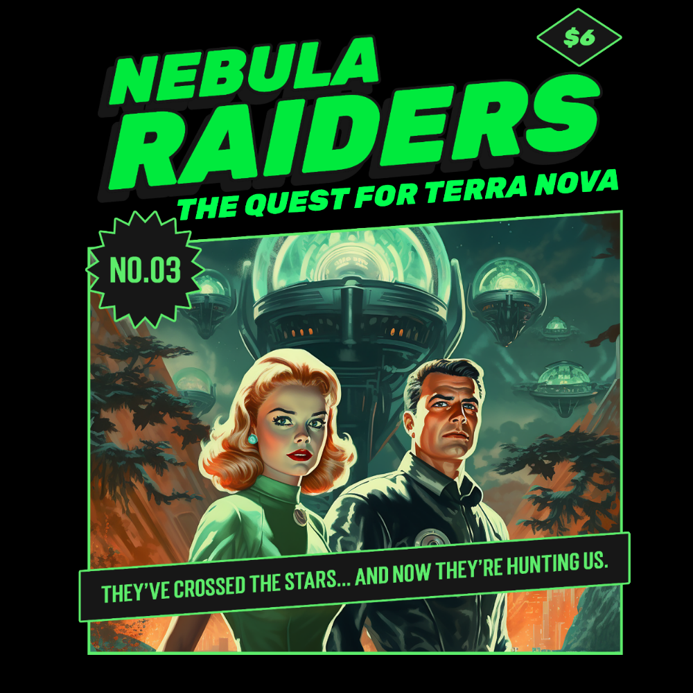 T-PAITA musta - Nebula Raiders