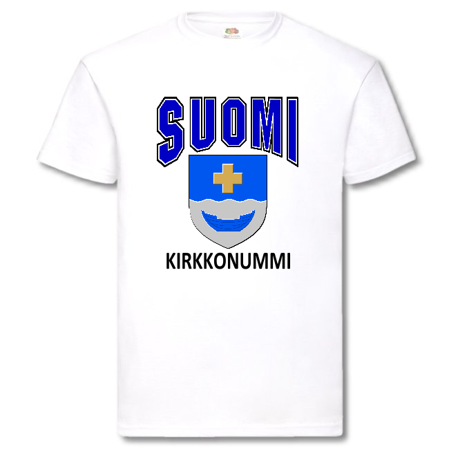 T-PAITA - SUOMI VAAKUNA - KIRKKONUMMI