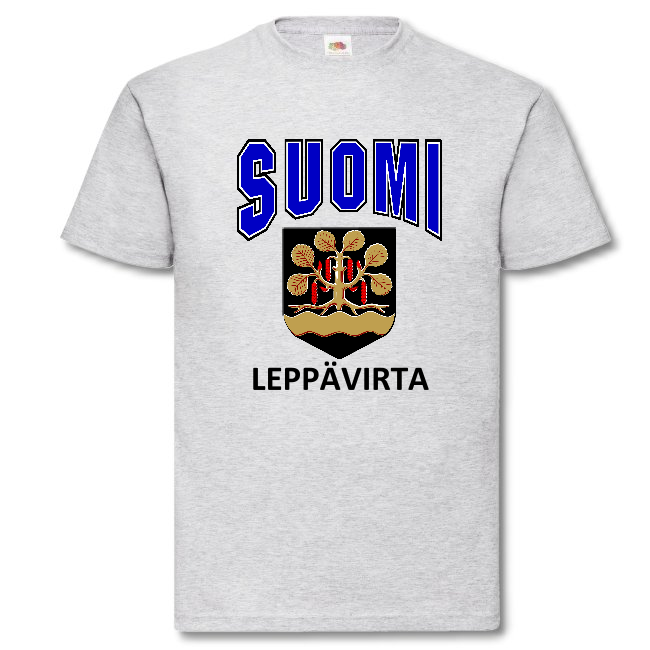 T-PAITA - SUOMI VAAKUNA - LEPPÄVIRTA