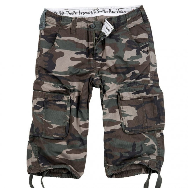 Surplus - Pantaloncini Cargo, Uomo, Nero (Blackcamo), 4XL Surplus - Pantaloncini Cargo, Uomo, Nero (Blackcamo), 4XL