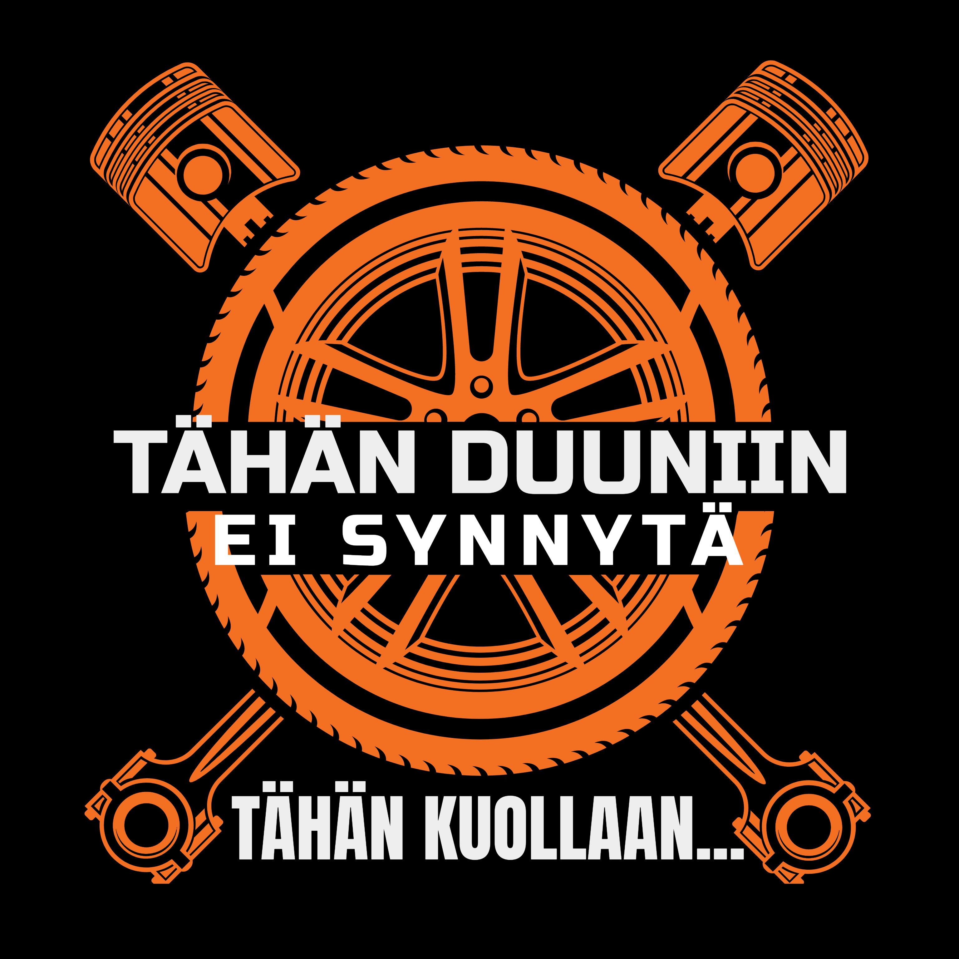 PITKÄHIHAINEN T-PAITA MUSTA - TÄHÄN DUUNIIN