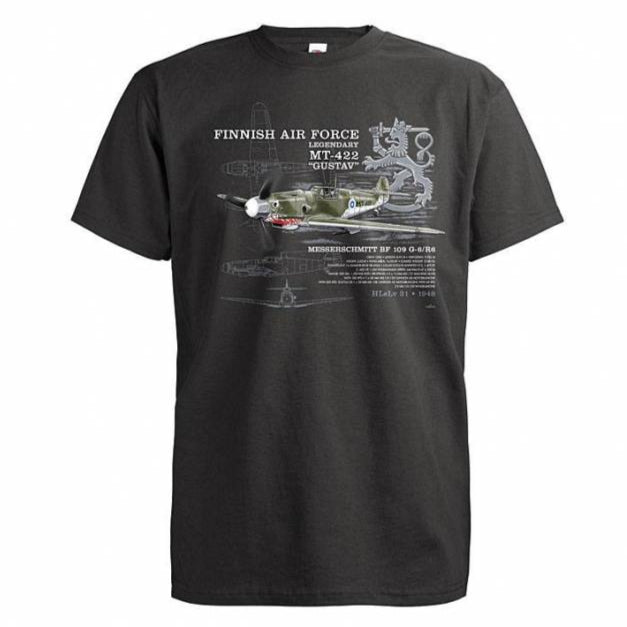T-PAITA  Grafiitinharmaa - Messerschmitt BF-109