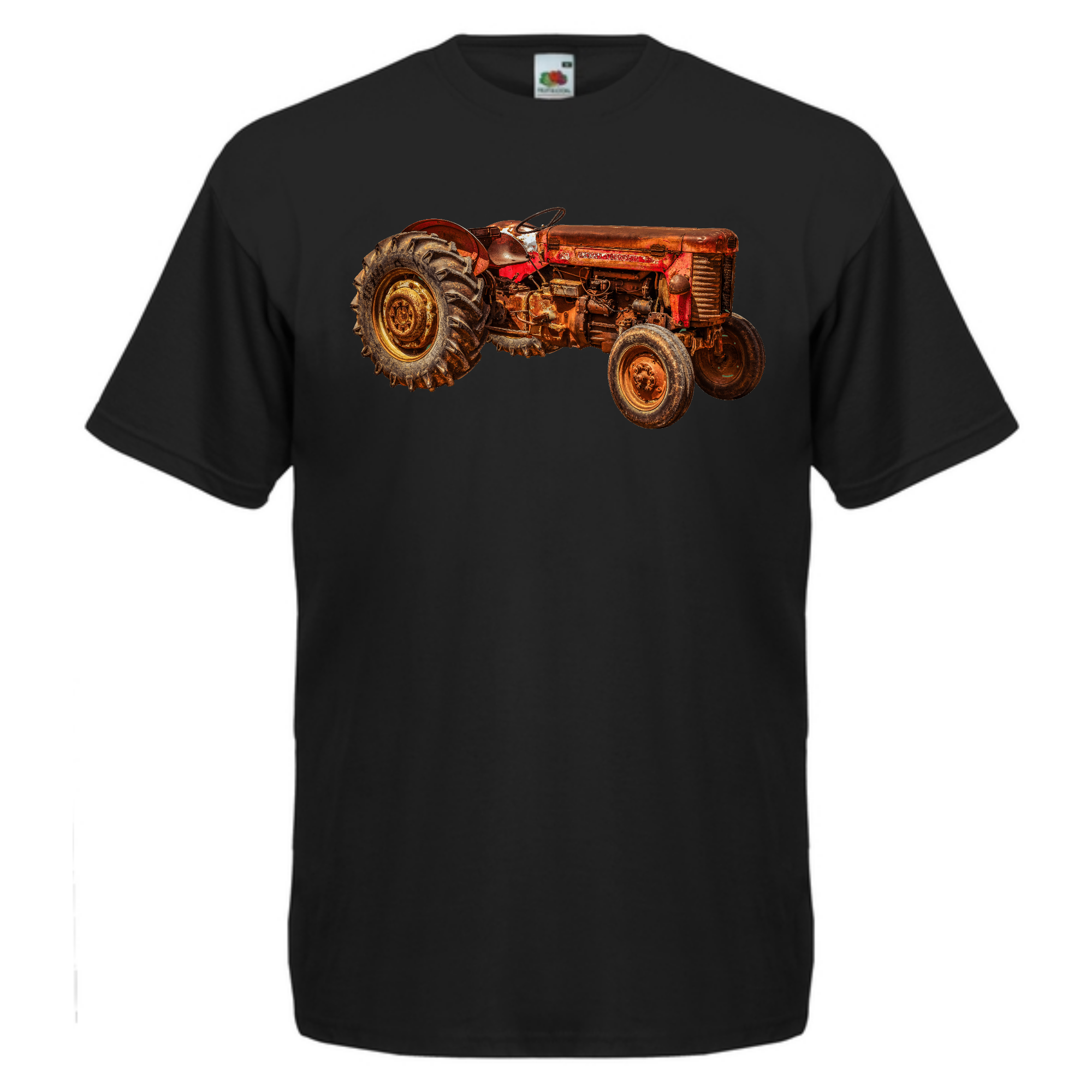 T-PAITA musta - Massey Ferguson vanha