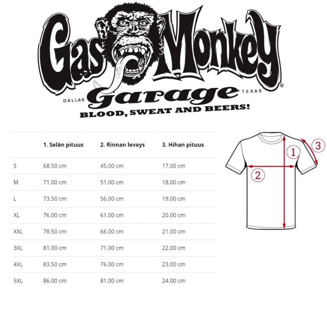 T-PAITA GMG - MONKEY GARAGE BIG BRAND LOGO (GMG006)