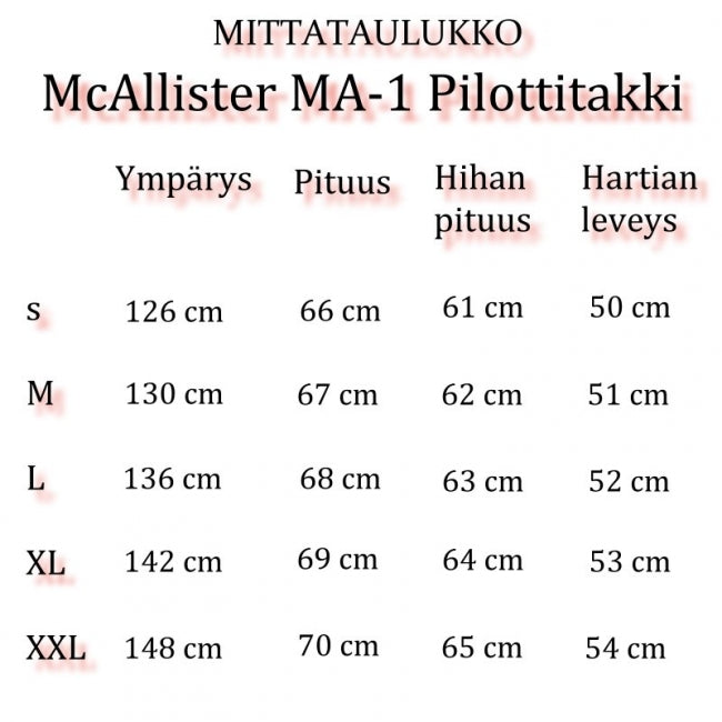 MA-1 PILOTTITAKKI -  Bomber Jacket - Mc Allister Vihreä