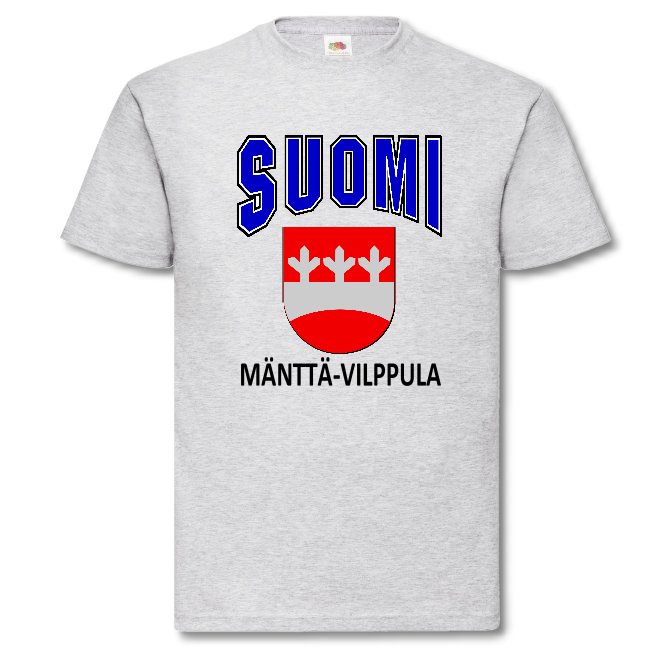 T-PAITA - SUOMI VAAKUNA - MÄNTTÄ-VILPPULA